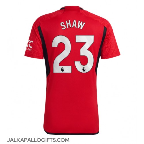 Manchester United Luke Shaw #23 Kotipaita 2023-24 Lyhythihainen